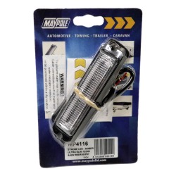 Maypole LED Strobe Marker Lamp Amber 12/24v 6x5w