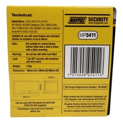 Maypole Strongbox Trailer Hitch Lock