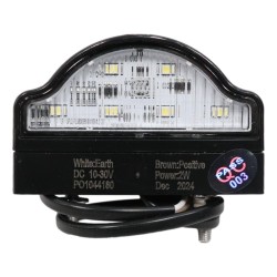 Maypole LED Number Plate Lamp 10-30v Stud Mount
