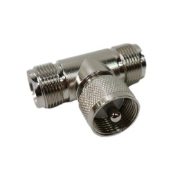 CB Radio Fitting T Piece 2 x S0239 / 1 x PL259