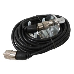 CB Radio Mount With Cable Double Groove