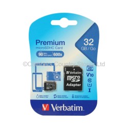 Verbatim Micro SDXC Card With Adapter 32GB