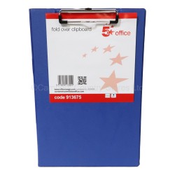 5 Star Office Clipboard Foldover Type Foolscap