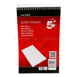5 Star Office Shorthand Note Pad Ruled 150 Page