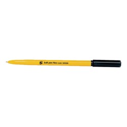 5 Star Office Ball Pen Yellow Barrel 50 Pack
