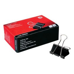 5 Star Office Foldback Bulldog Clips 12 Pack