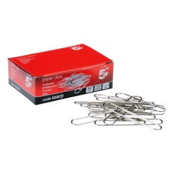 5 Star Office Paper Clips 51mm 100 Pack