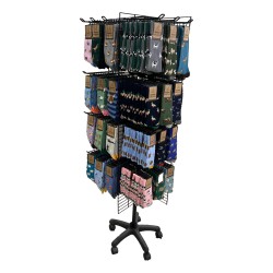 Funky Socks Ladies 4-7 White Duck