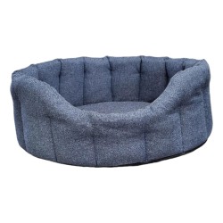 P&L Premium Oval Drop Front Bed Orkney Tweed