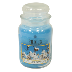 Prices Large Candle Jar Cotton Powder