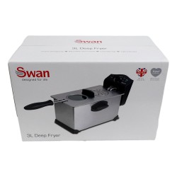 Swan Deep Fat Fryer Stainless Steel 3 Litre
