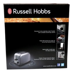 Russell Hobbs Futura Toaster Stainless Steel 2 Slice