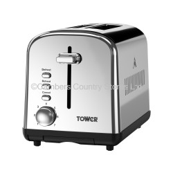 Tower Infinity Toaster Stainless Steel 2 Slice