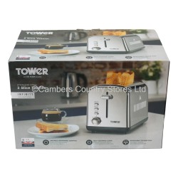 Tower Infinity Toaster Stainless Steel 2 Slice