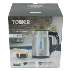 Tower Infinity Kettle 3kw Brushed Stainless Steel