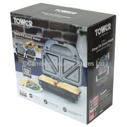Tower 3 In 1 Snack & Sandwich Maker Deep Fill
