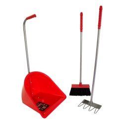 Red Gorilla Tidee Companion Set With Rake & Brush