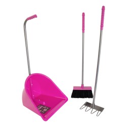 Red Gorilla Tidee Companion Set With Rake & Brush