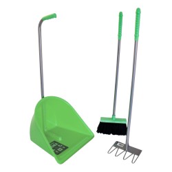 Red Gorilla Tidee Companion Set With Rake & Brush