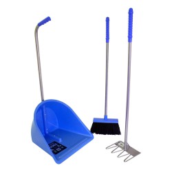Red Gorilla Tidee Companion Set With Rake & Brush