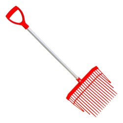 Red Gorilla Bedding Fork Short D Handle