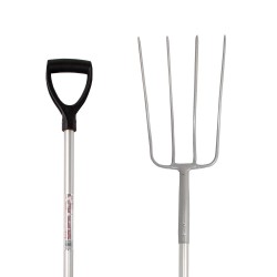 Red Gorilla Manure Fork Pro 4 Prong D Handle