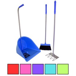Red Gorilla Tidee Companion Set With Rake & Brush