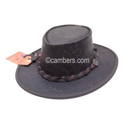 Barmah Kangaroo Leather Hat Bronco Crackle