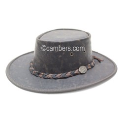 Barmah Kangaroo Leather Hat Bronco Crackle