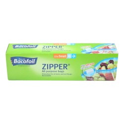 Bacofoil Zipper All Purpose Storage Bags Small 15 Pack
