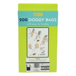 Tidyz Doggy Do Bags With Tie Handles 200 Pack
