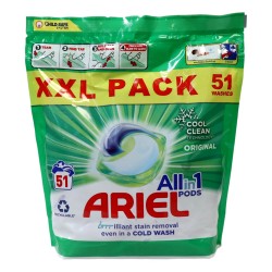 Ariel All in 1 Pods Original 51 Wash Pack