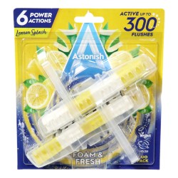 Astonish Toilet Rim Block Twin Pack Lemon Splash