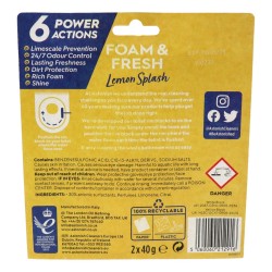 Astonish Toilet Rim Block Twin Pack Lemon Splash