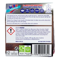 Brillo Cleaning Pads XL Heavy Duty 2 Pack