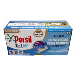Persil 3 In 1 Washing Capsules Non Bio 38w