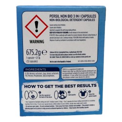 Persil 3 In 1 Washing Capsules Non Bio 38w