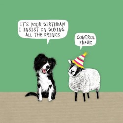 Sally Scaffardi Design Card Buying All The Drinks