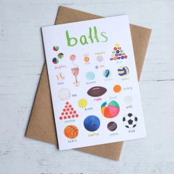 Sarah Edmonds Greeting Card Balls