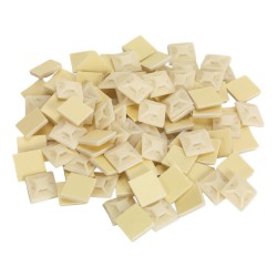 Sealey Cable Tie Mounts Self Adhesive 100 Pack 25 x 25mm
