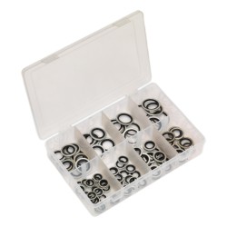 Sealey Dowty Washer Bonded Seal Assortment Metric 88pc