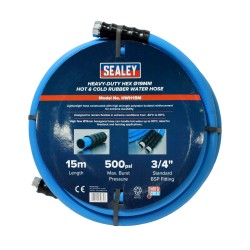 Sealey Pressure Washer Water Hose Hot & Cold  19mm / 15m
