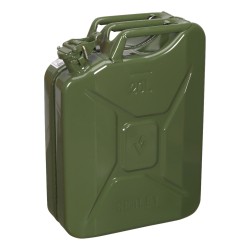 Sealey Jerry Can Metal Green 20 Litres