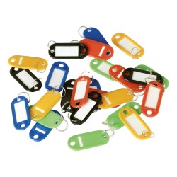 Sealey Coloured Key Tag Assortment 25 Pack