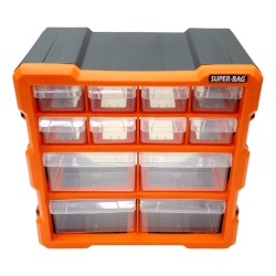 Sealey Parts Cabinet Storage Organiser 12 Drawer