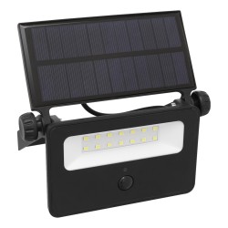 Sealey LED Solar Floodlight Extra Slim 16w 1600lm