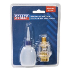 Sealey Mini In Line Air Tool Oiler 1/4" BSP