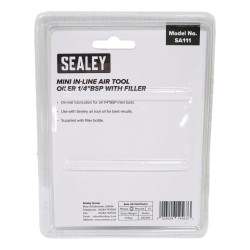 Sealey Mini In Line Air Tool Oiler 1/4" BSP