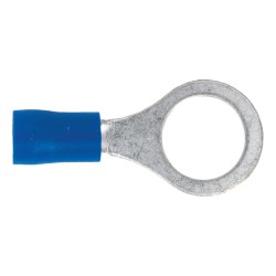 Sealey Terminals 100 Pack Easy Entry Ring 10.5mm Blue