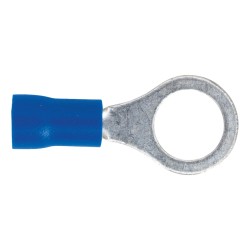 Sealey Terminals 100 Pack Easy Entry Ring 8.4mm Blue